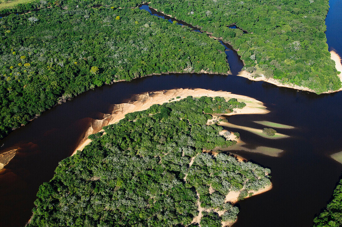 Rio Negro in dry season, Pantanal, Brazil