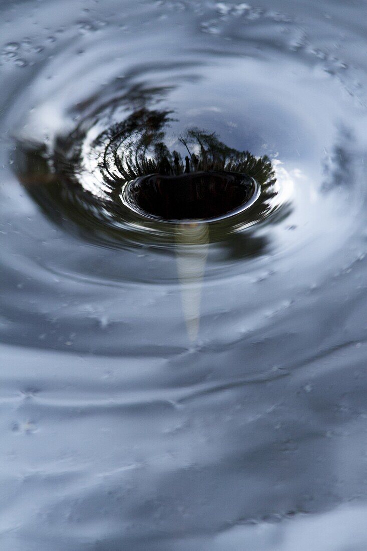 Whirlpool in a river, suomussalmi, Finland