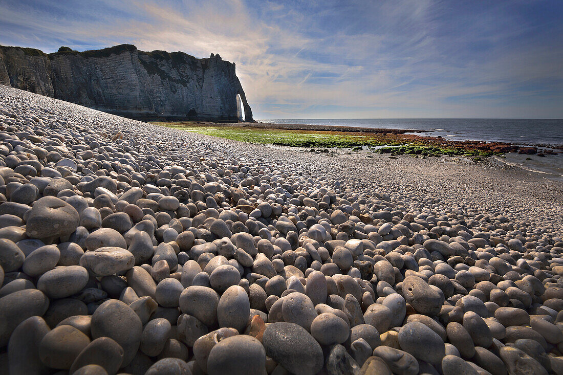 Rocks on the coast of Etretat, Upper Normandy, France