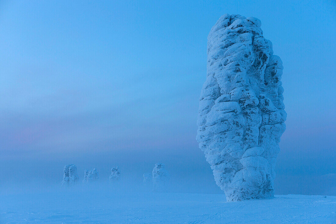 Hochebene der Seven Giants, Burmantovo, Oblast Swerdlowsk, Ural, Russland