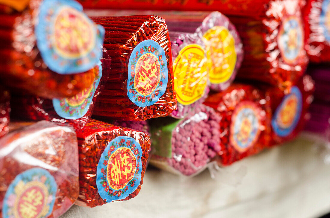 Incense sold at the market in Guiyang, capital of the province of Guizhou, China