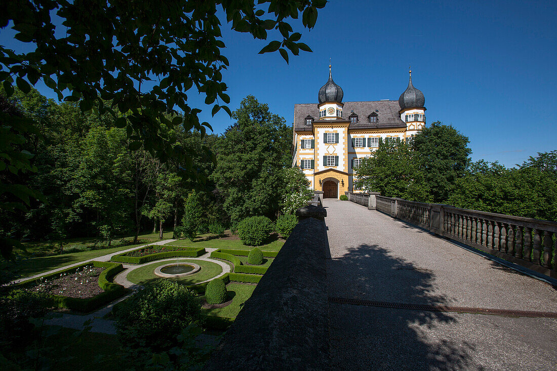 Wildenwart castle, Wildenwart, Frasdorf, Chiemgau, Bavaria, Germany