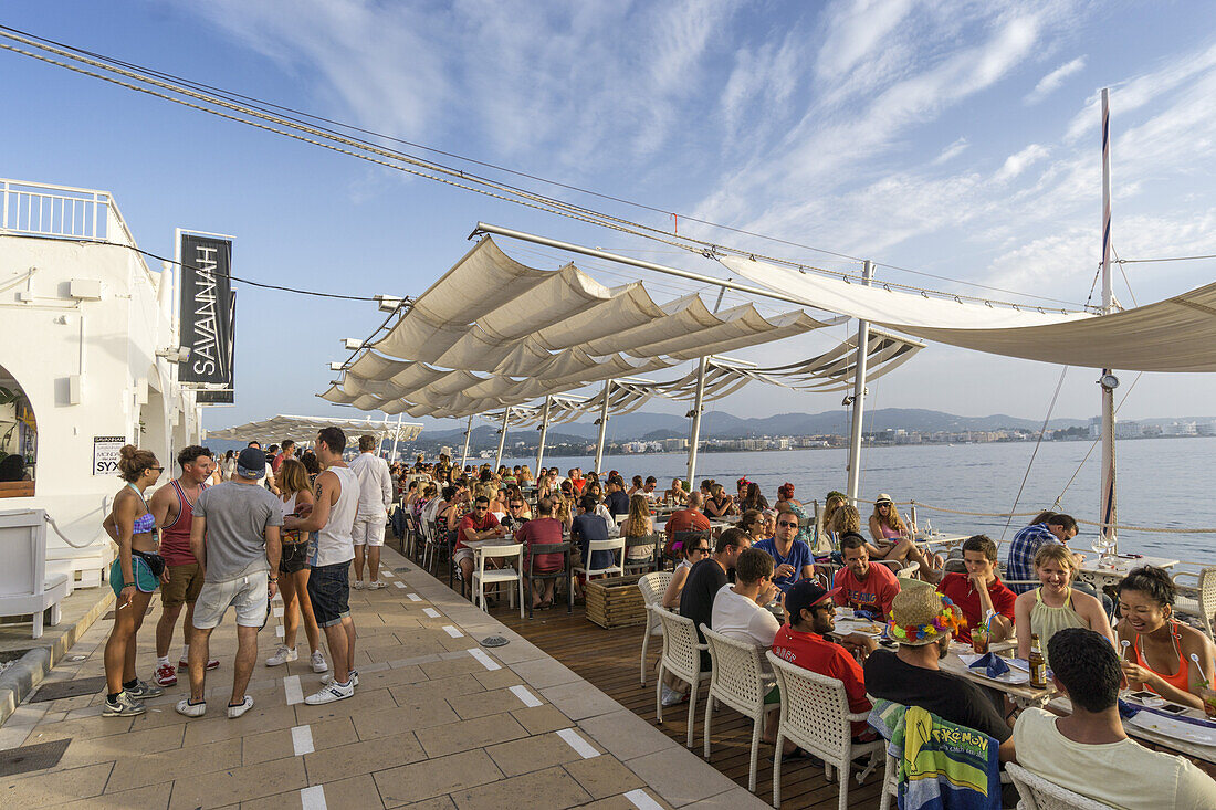 Savannah Club, Beach Cafe, Eivissa, Ibiza, Balearic Islands, Spain