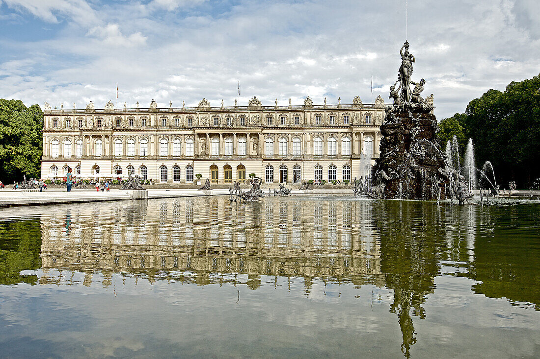 Schloss Herrenchiemsee, Herrenchiemsee, Chiemgau, Bayern, Deutschland