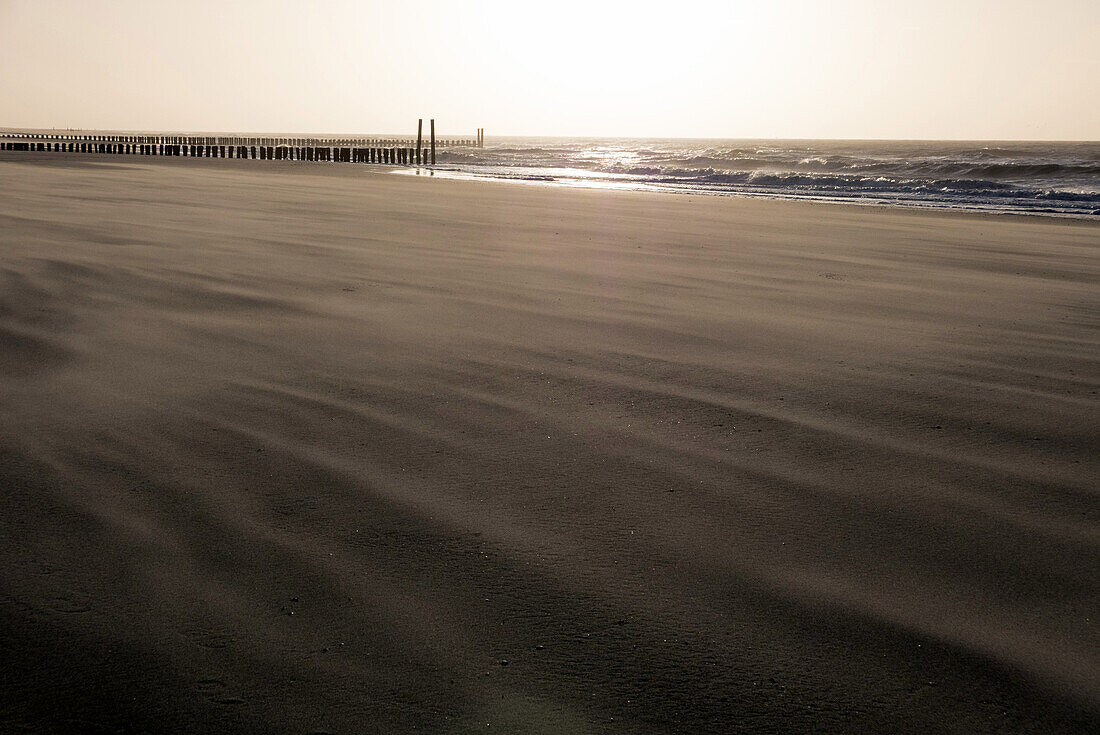 sandy beach, Domburg, North Sea Coast, Zeeland, Netherlands