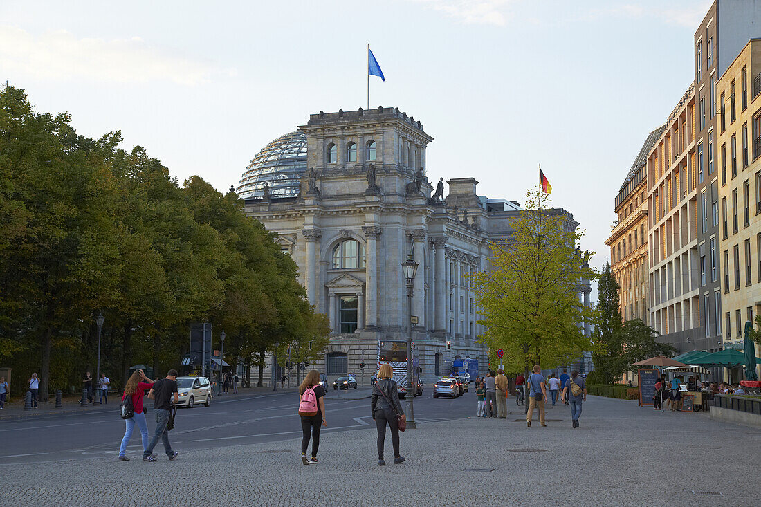 Reichstag in Berlin, Regierungsviertel, Deutschland, Europa