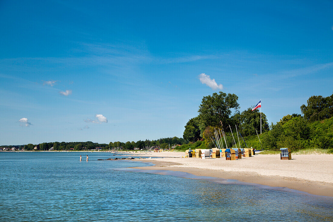 Beach at Sierksdorf, Baltic Coast, Schleswig-Holstein, Germany