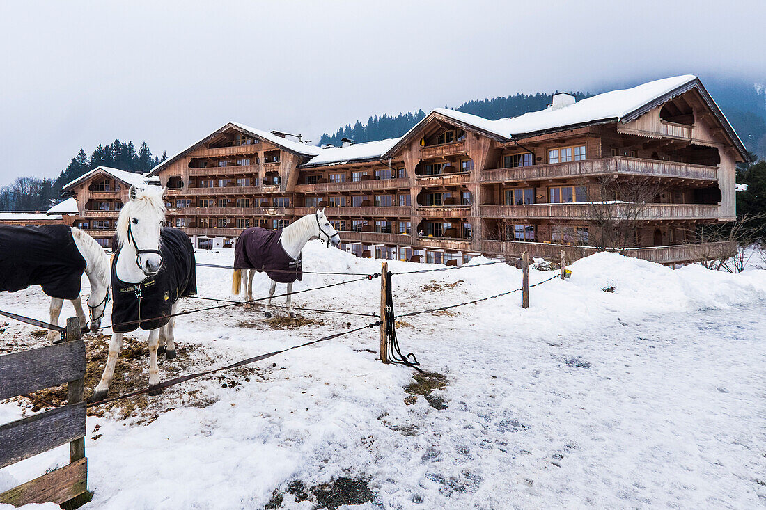 famous Hotel Stangelwirt in Going near Kitzbuehel, Tyrol, Austria, Europe