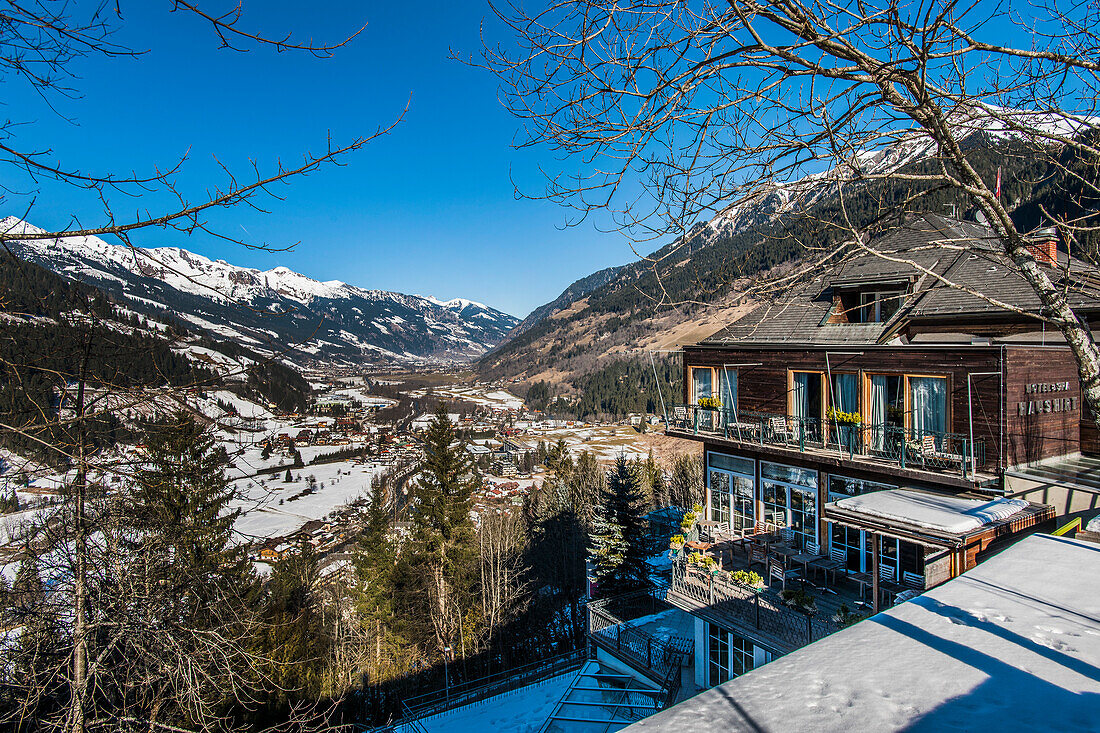 view to Bad Gastein, Salzburger Land, Austria, Europe