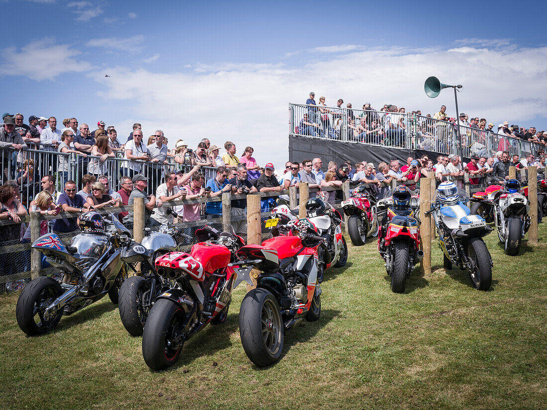 Hillclimb Top Paddock, Goodwood Festival of Speed 2014, Rennsport, Autorennen, Classic Car, Goodwood, Chichester, Sussex, England, Großbritannien