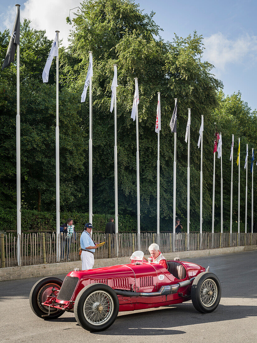 1932 Maserati 8C-3000, Goodwood Festival of Speed 2014, racing, car racing, classic car, Chichester, Sussex, United Kingdom, Great Britain