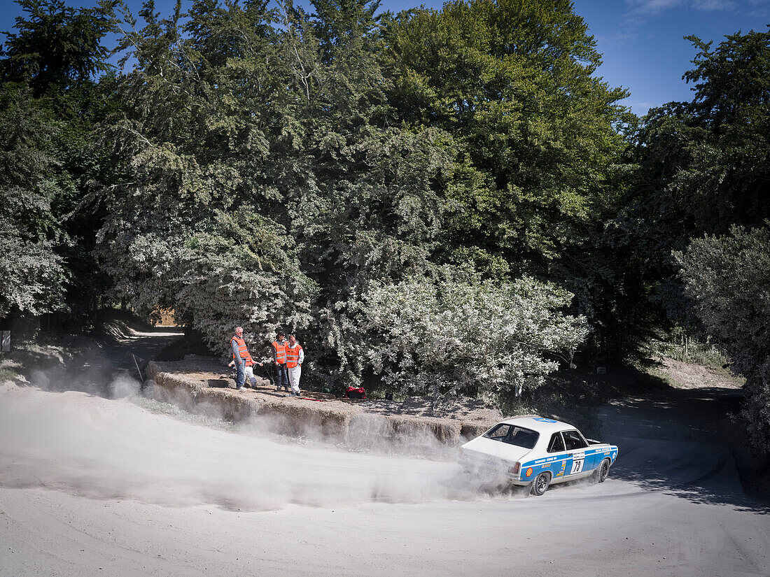 Hillmann Avenger 1800, Forest Rally Stage, Goodwood Festival of Speed 2014, Rennsport, Autorennen, Classic Car, Goodwood, Chichester, Sussex, England, Großbritannien