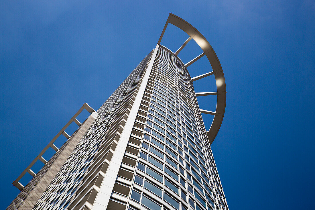 Westend 1 Turm (DZ Bank) im Bankenviertel, Frankfurt am Main, Hessen, Deutschland, Europa