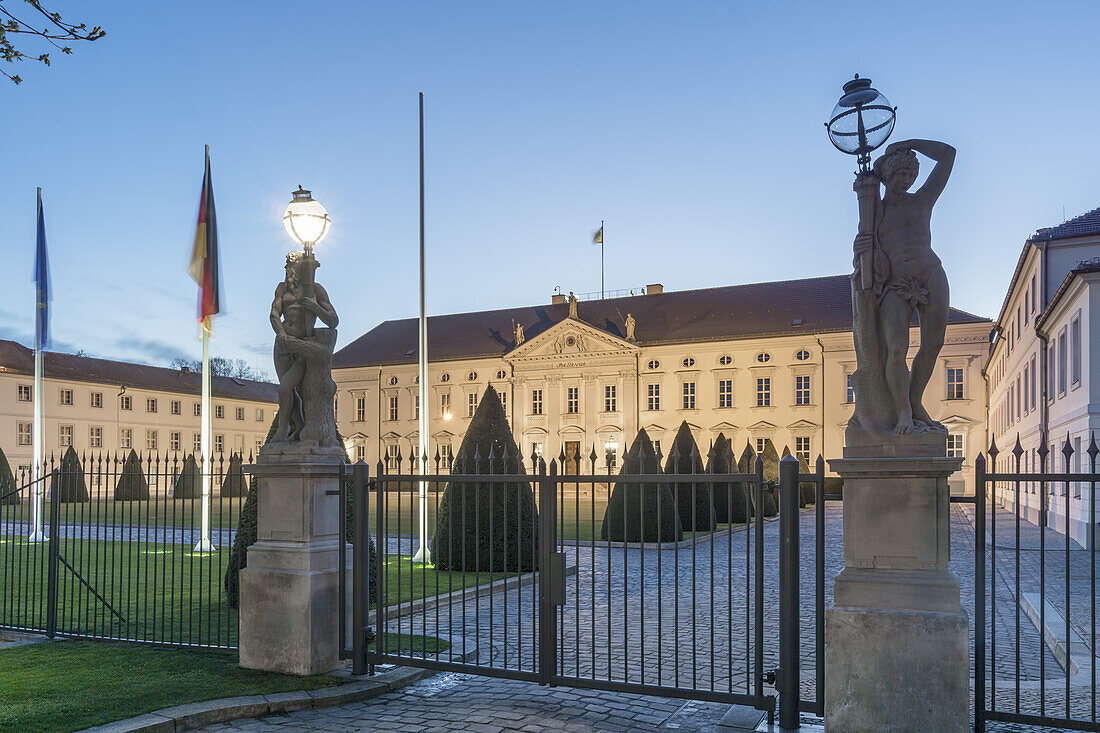 Bellevue Palace, Office of the Federal President, Tiergarten, Berlin, Germany