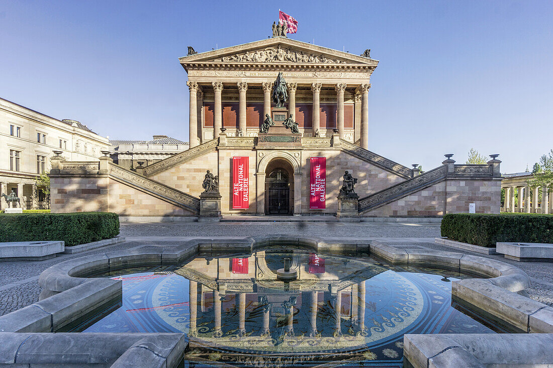 Old National Gallery, Museum Island, Berlin Mitte, Berlin, Germany