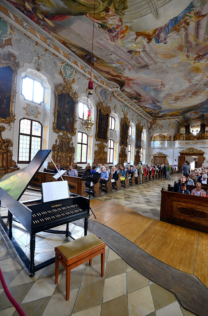 Asamchurch in Ingolstadt, North-Upper Bavaria, Bavaria, Germany