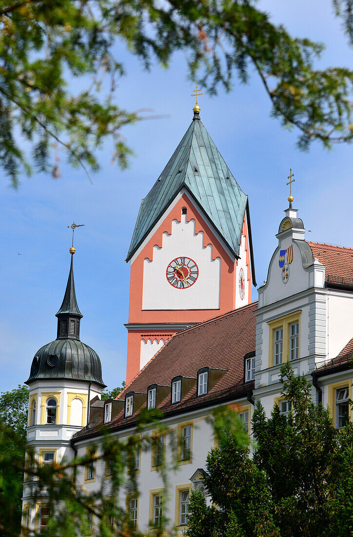 Abbey church in Scheyern near Pfaffenhofen, Upper Bavaria, Bavaria, Germany