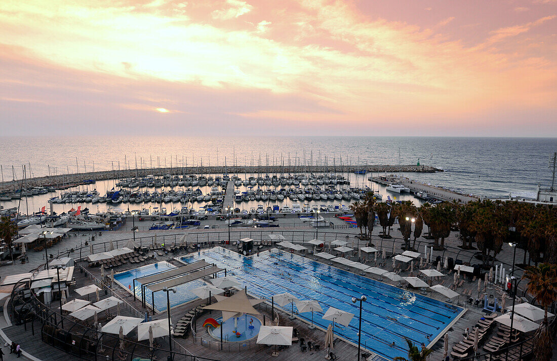Gordon Pool am Gordon Beach, Tel Aviv, Israel