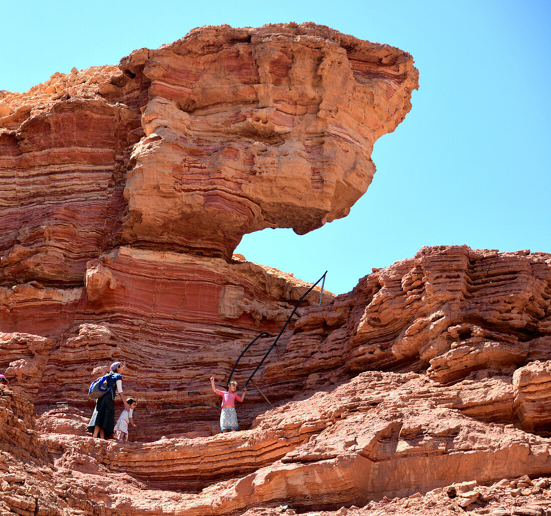 Red Canyon bei Eilat am Roten Meer, Bucht von Akaba, Süd-Israel, Israel