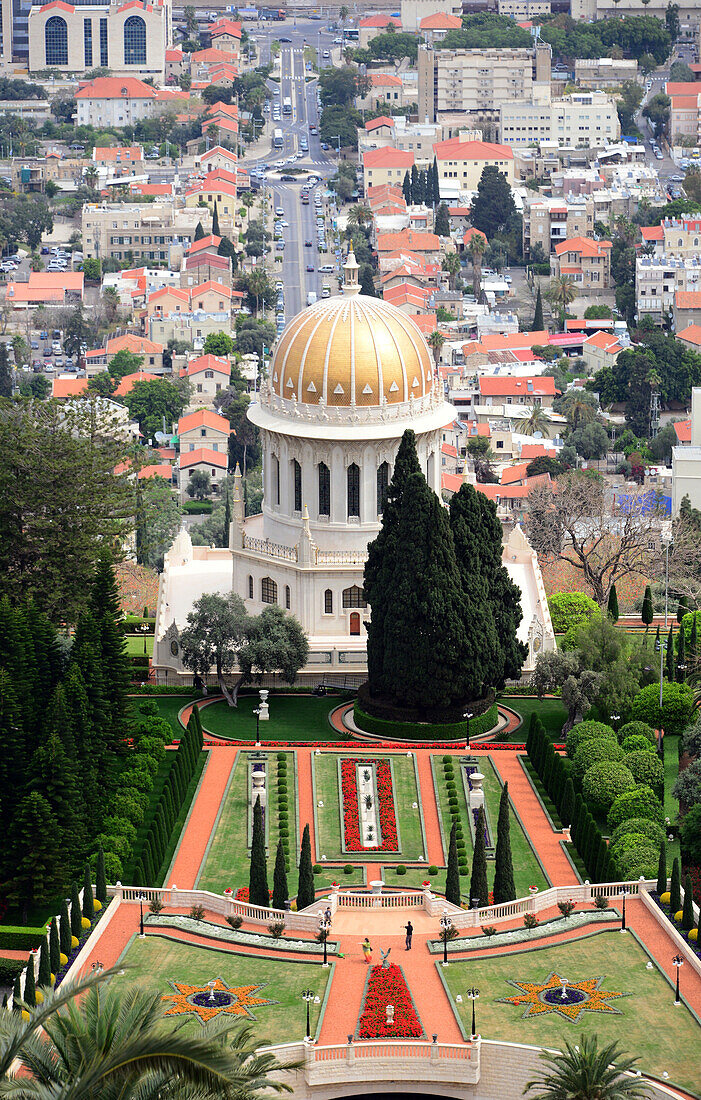 Bahai tempel in Haifa, Nord-Israel, Israel