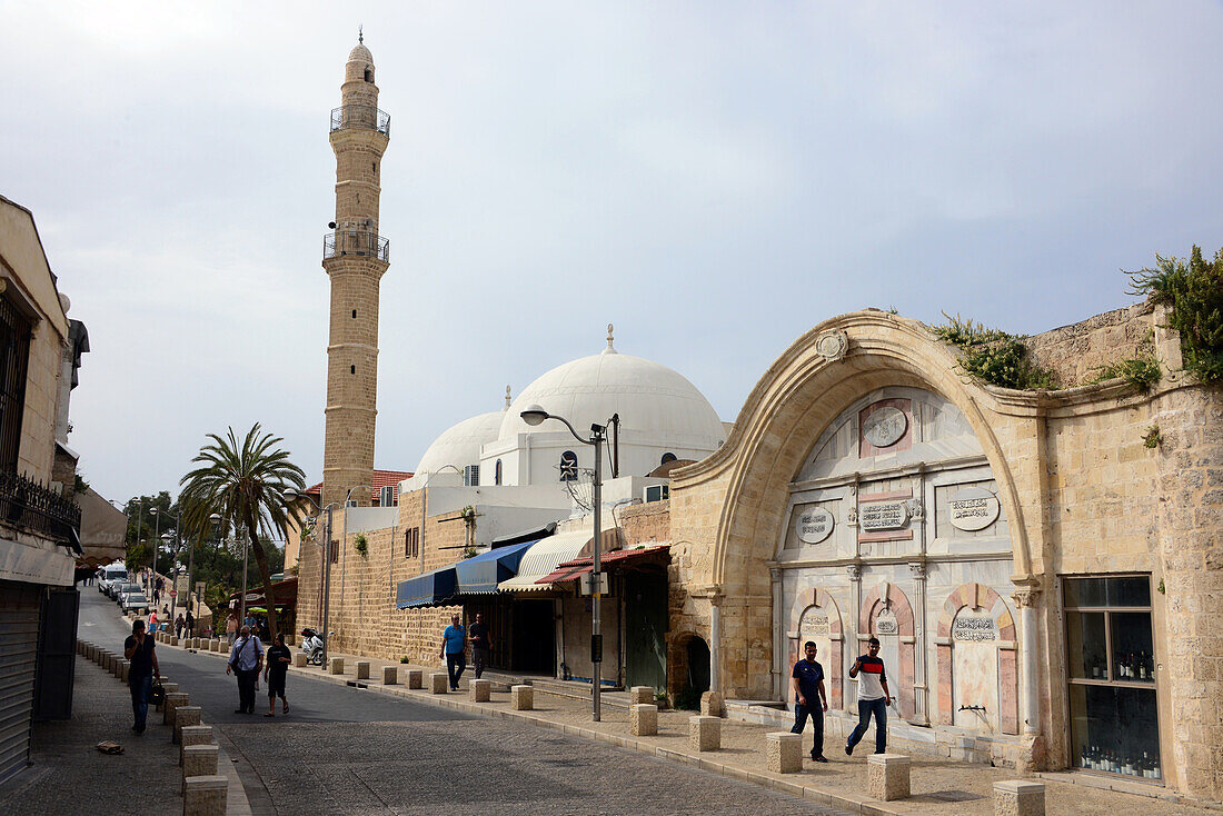At the Mahmoudiya mosque, Jaffa, Tel Aviv, Israel