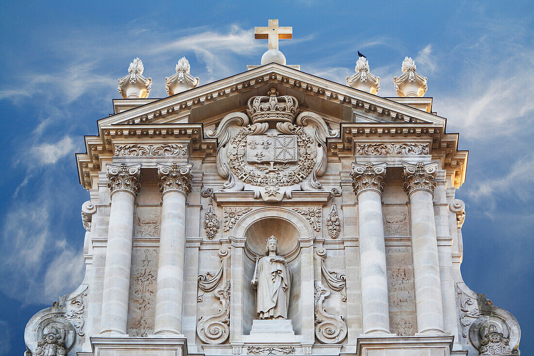 France, Paris, 4th arrondissement, Church of St. Paul-Saint Louis, the front.