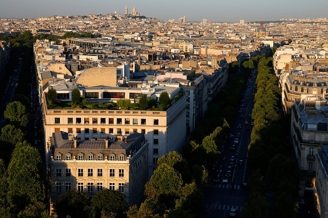 Paris city. France.8th and 17th arrondissement. Paris. France.