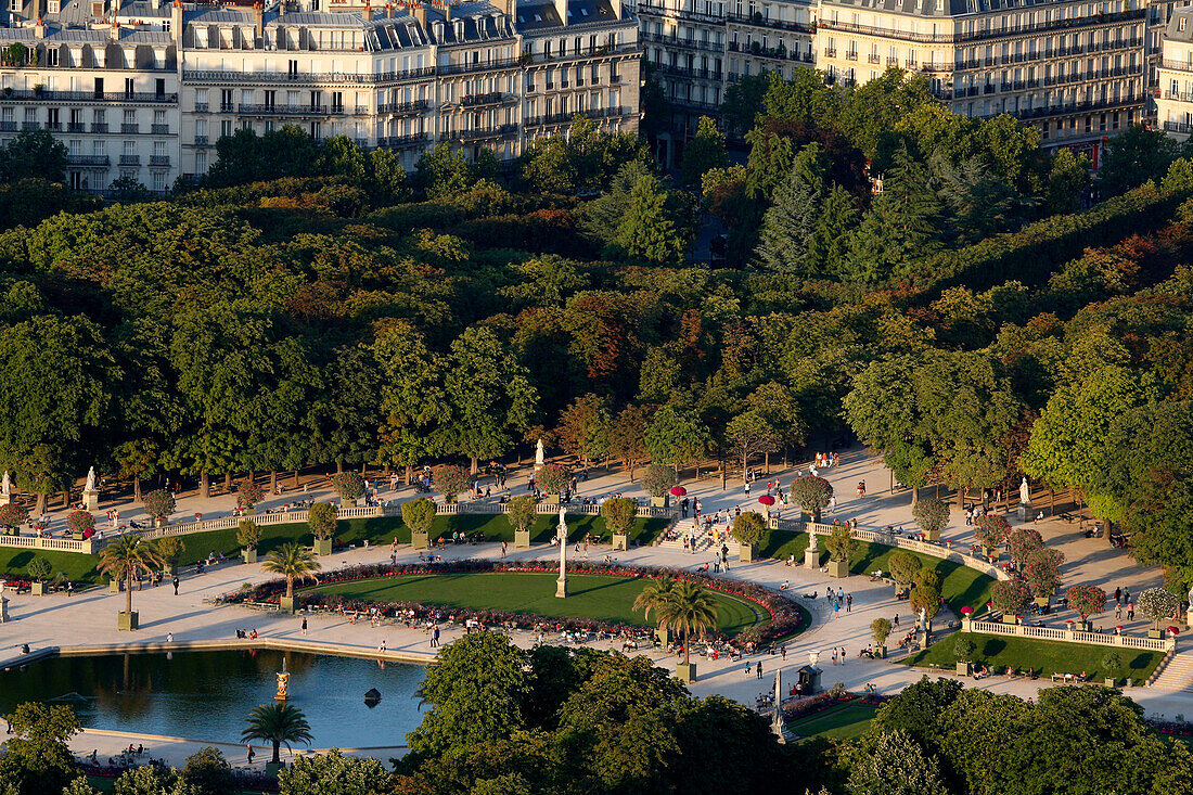 Paris city. Luxembourg gardens. Paris. France.