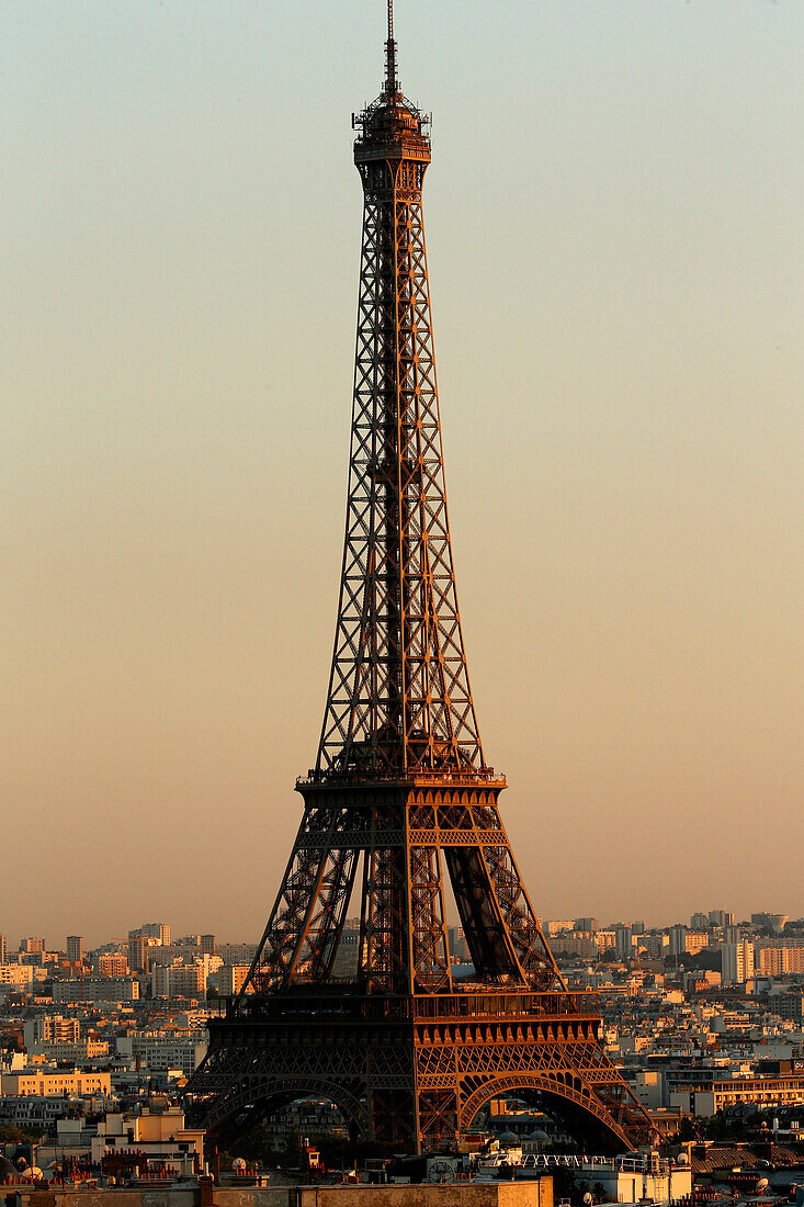 Paris city. The Eiffel tower. Paris. France.