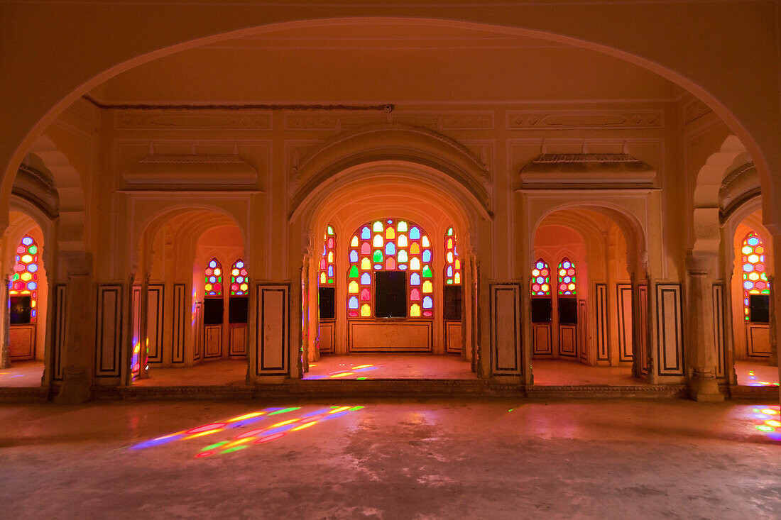 Interior of Hawa Mahal or Palace of Winds