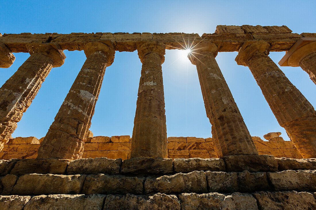 Temple of Juno ruins, Agrigento, Sicily, Italy