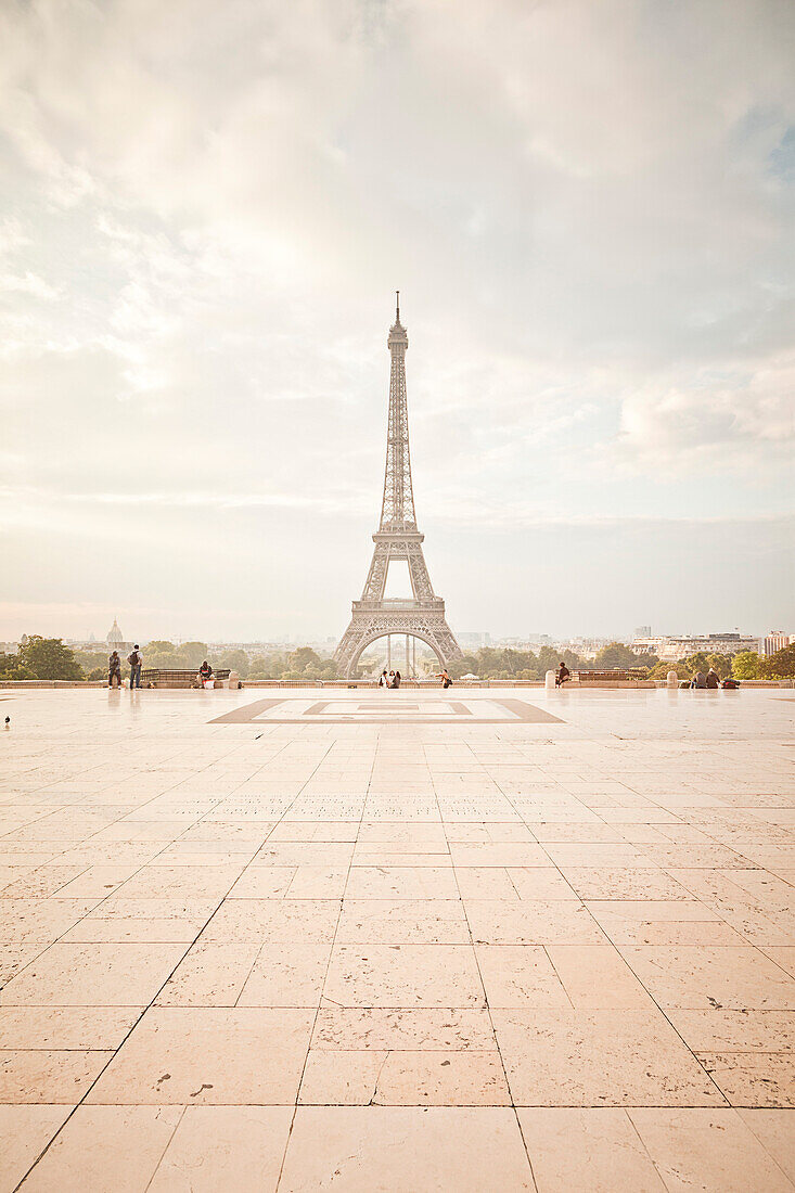 Eiffel Tower Viewed from the Trocadero, Paris France