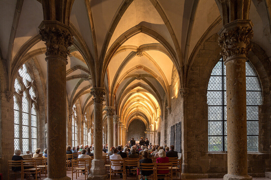 Walkenried abbey, cloister, concert, gothic, Lower Saxony, Germany