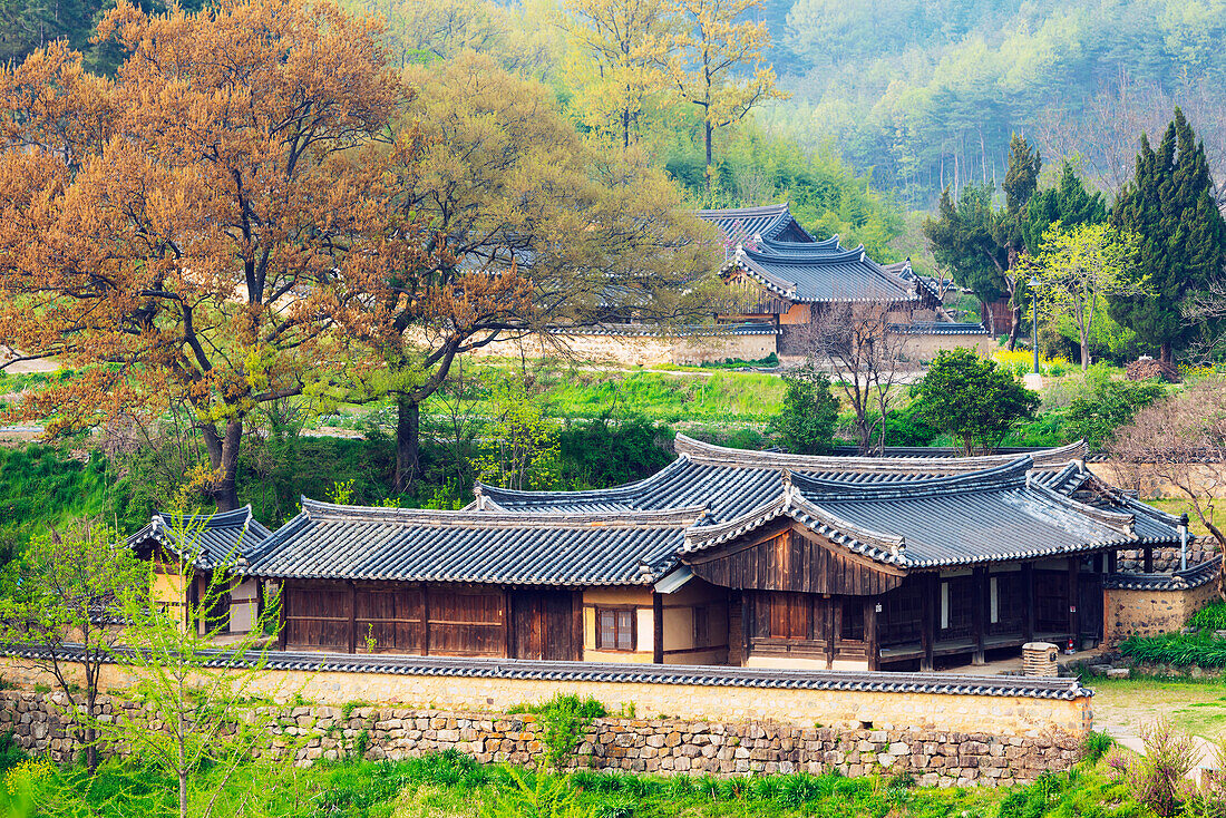 Yangdong folk village, UNESCO World Heritage Site, Gyeongsangbuk-do, South Korea, Asia