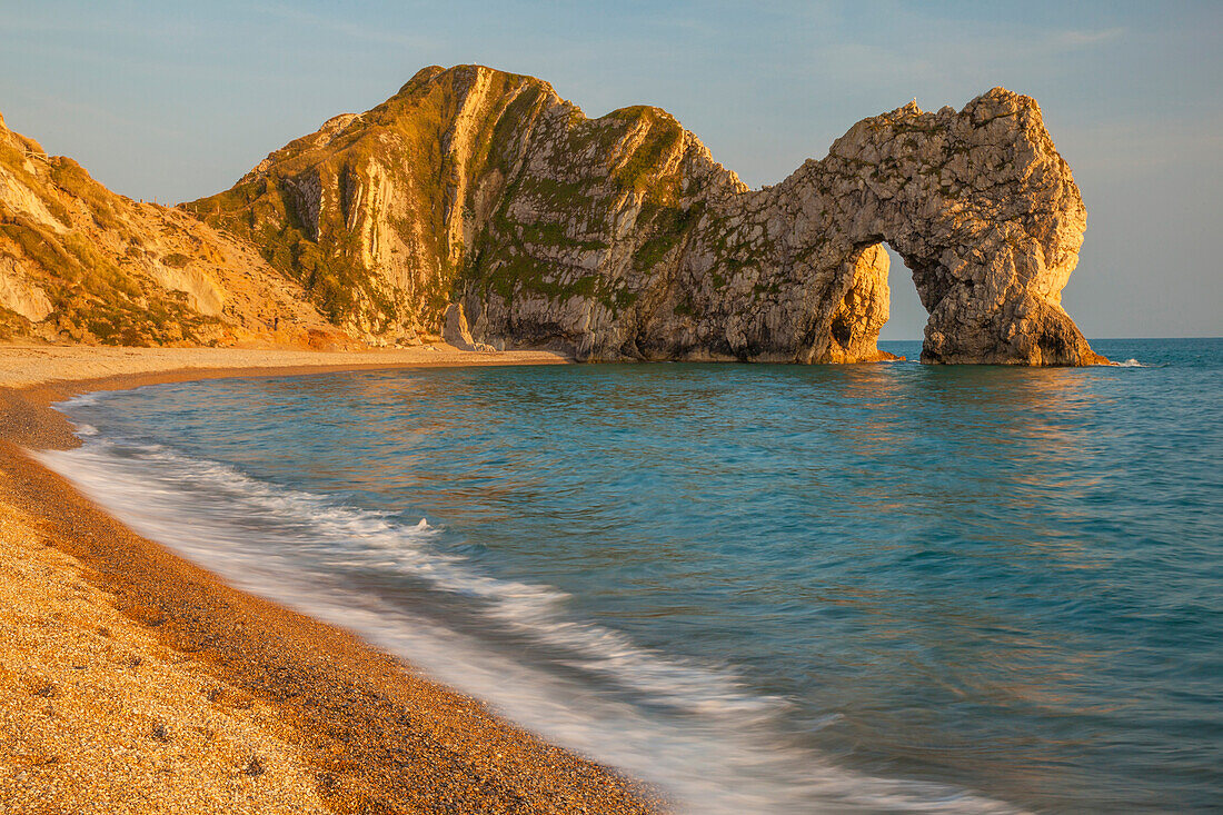 Durdle Door, Lulworth Cove, Jurassic Coast, UNESCO World Heritage Site, Dorset, England, United Kingdom, Europe