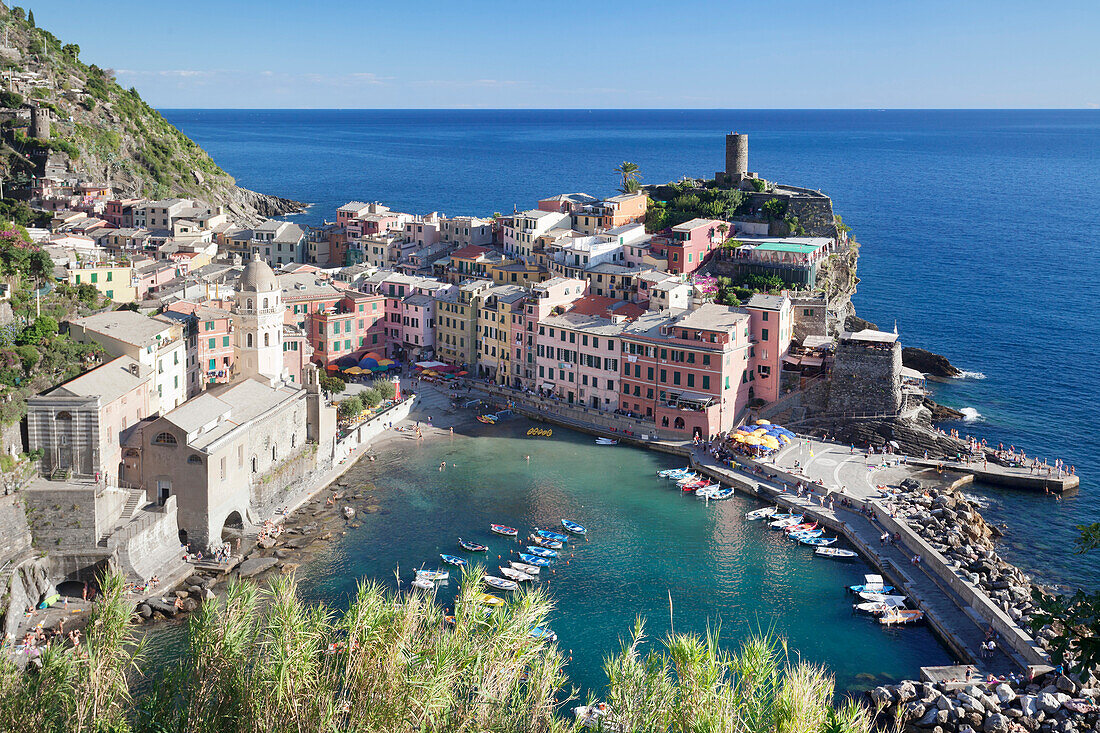 Vernazza, Cinque Terre, UNESCO World Heritage Site, Riviera di Levante, Province of La Spazio, Liguria, Italy, Europe