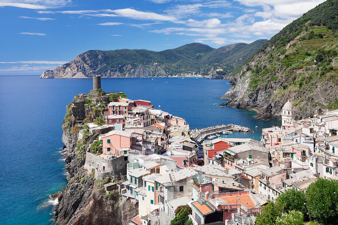 Vernazza, Cinque Terre, UNESCO World Heritage Site, Riviera di Levante, Provinz La Spazia, Liguria, Italy, Europe