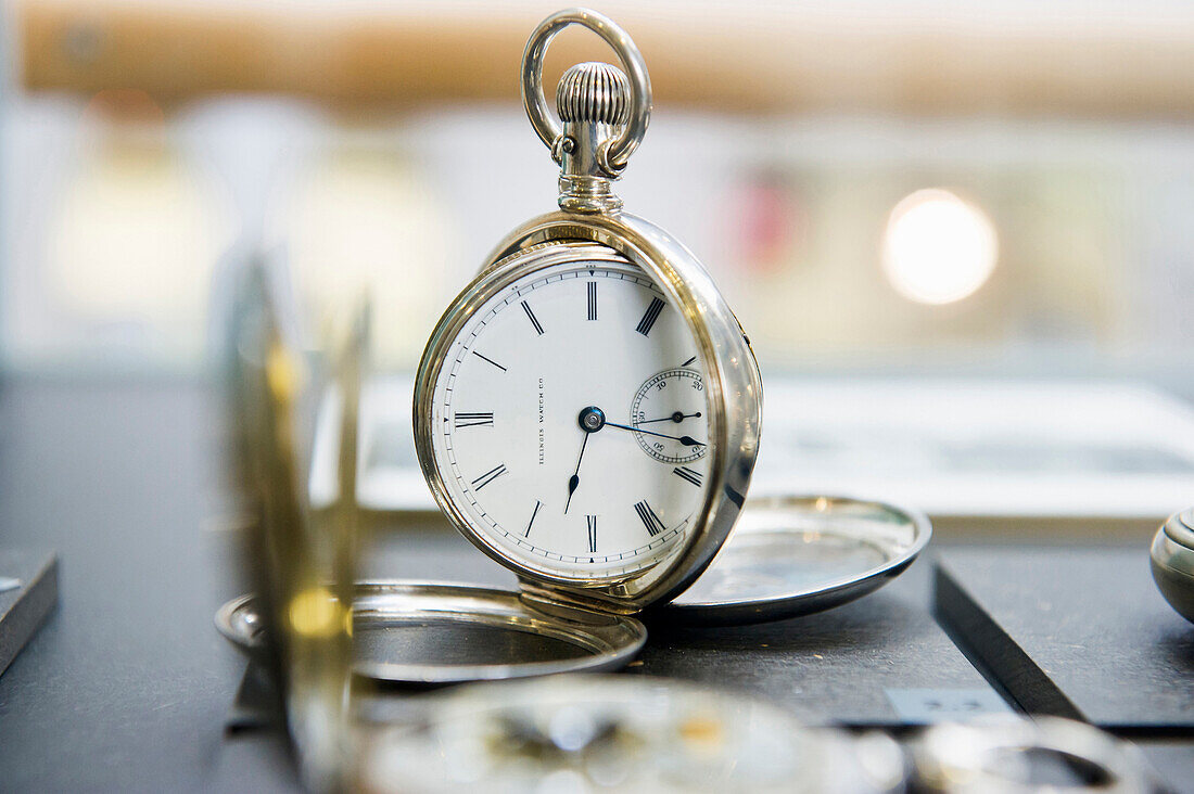 antique clock, clock museum, Furtwangen, Black Forest, Baden-Württemberg, Germany