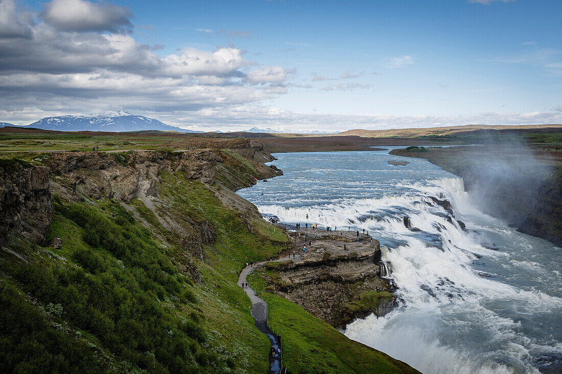 Gullfoss waterfall, Golden Circle, Iceland, Polar Regions