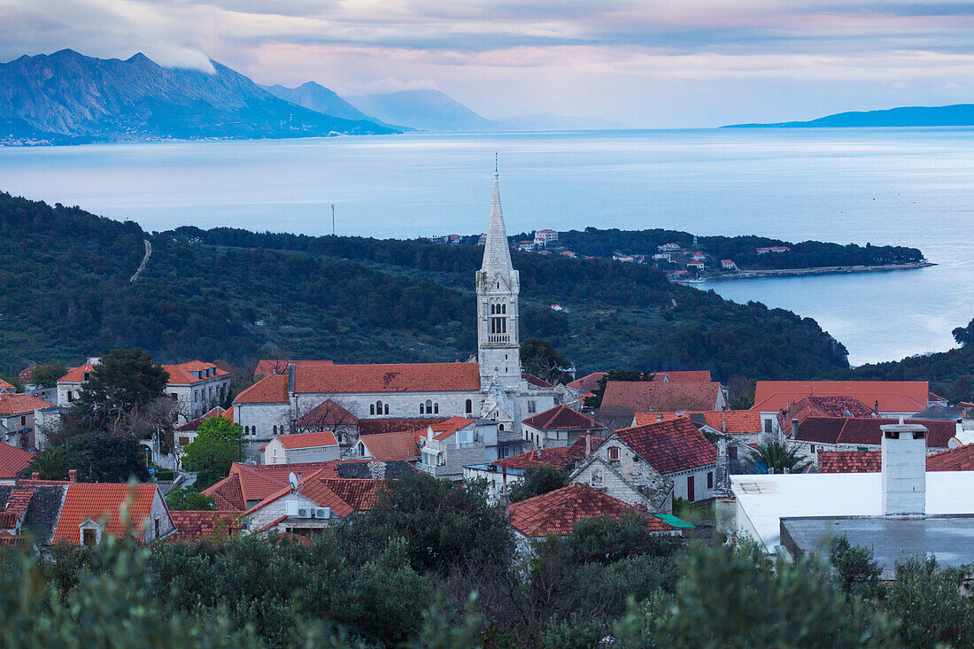 Selca town, Brac, Dalmatia, Croatia, Europe