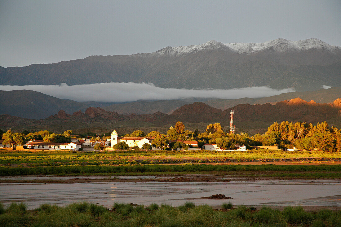 View over Molinos, Salta Province, Argentina, South America