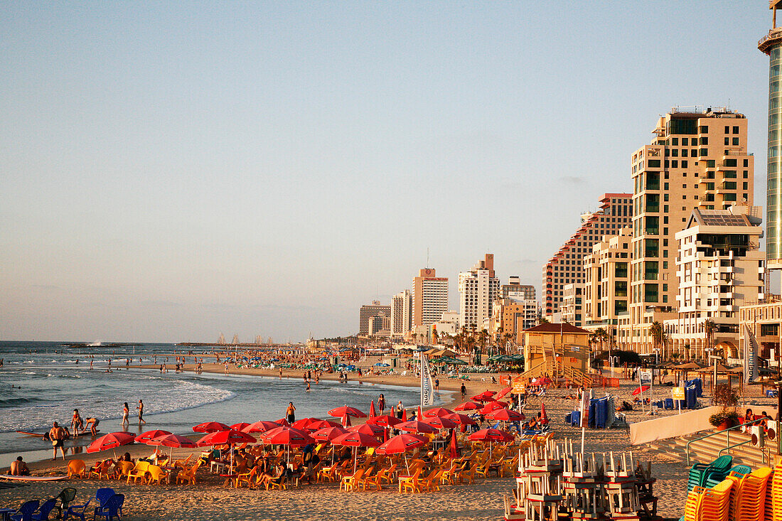 Beach, Tel Aviv, Israel, Middle East