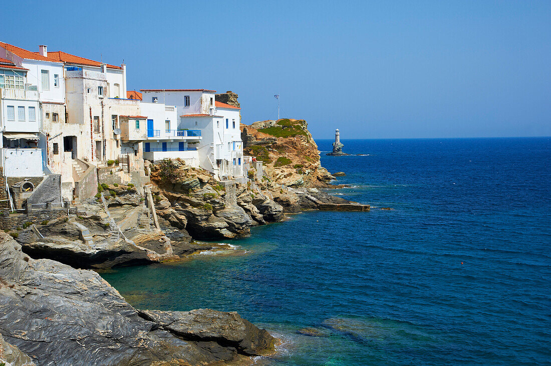 Hora, Andros Island, Cyclades, Greek Islands, Greece, Europe