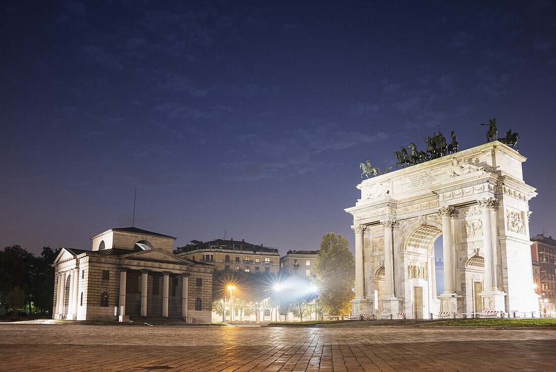 Arco della Pace, Milan, Lombardy, Italy, Europe