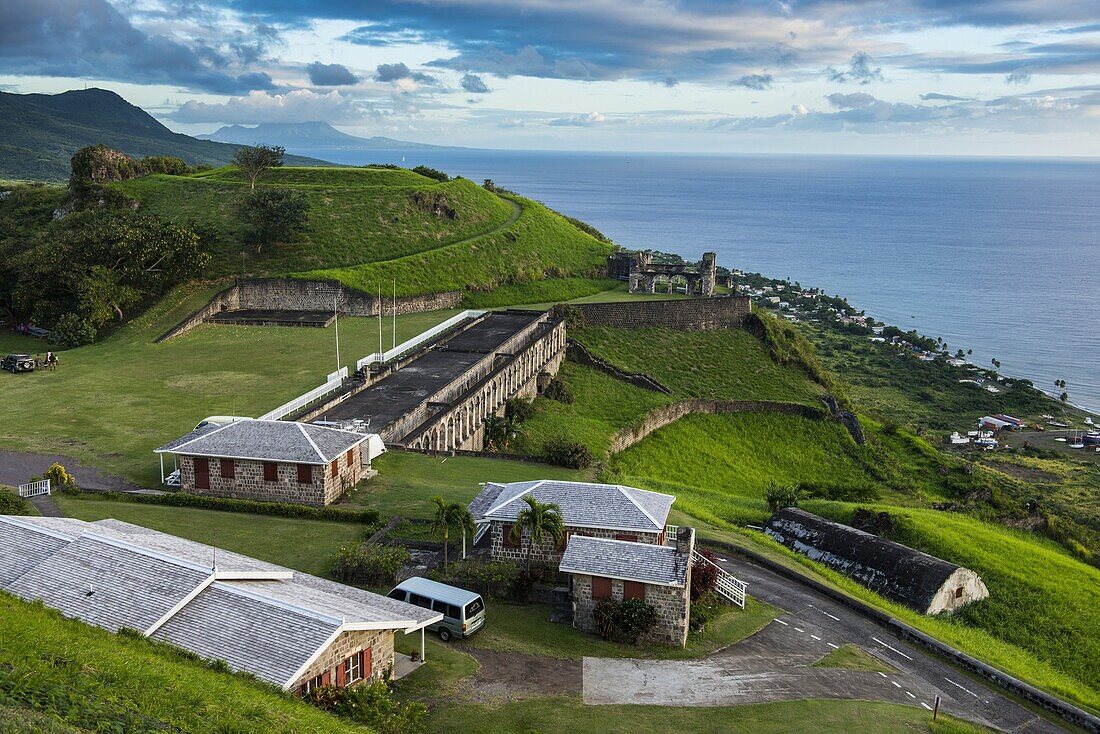 Brimstone Hill Fortress, UNESCO World Heritage Site, St. Kitts, St. Kitts and Nevis, Leeward Islands, West Indies, Caribbean, Central America