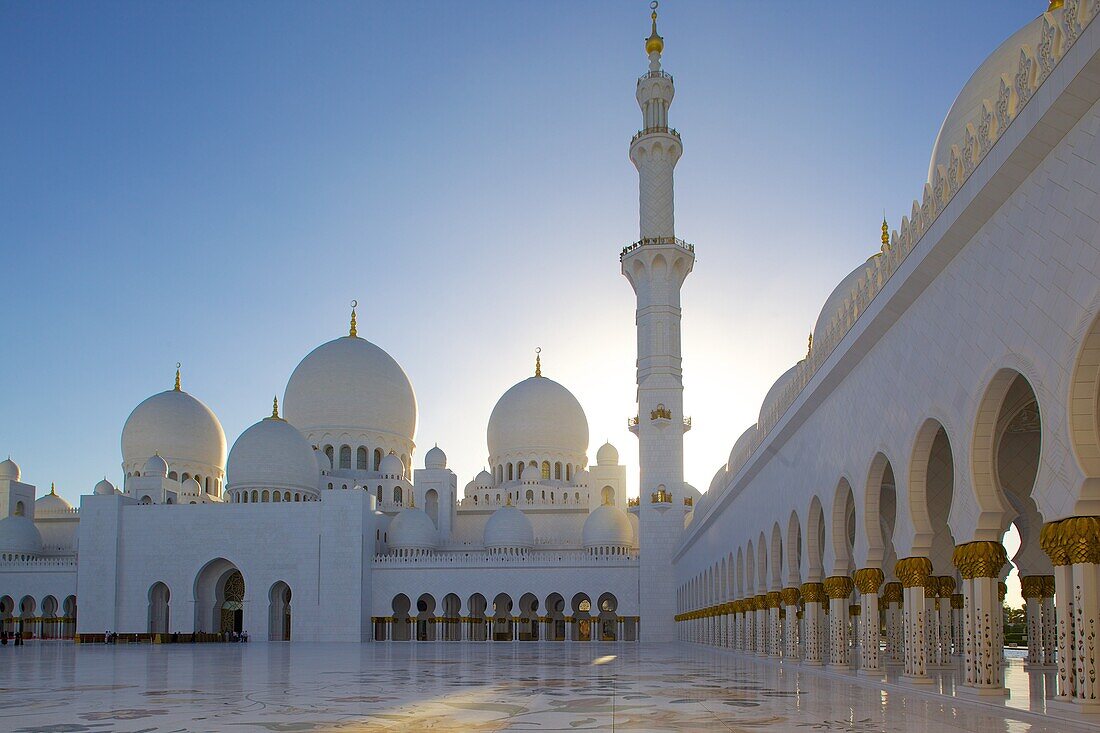 Sheikh Zayed Bin Sultan Al Nahyan Mosque, Abu Dhabi, United Arab Emirates, Middle East