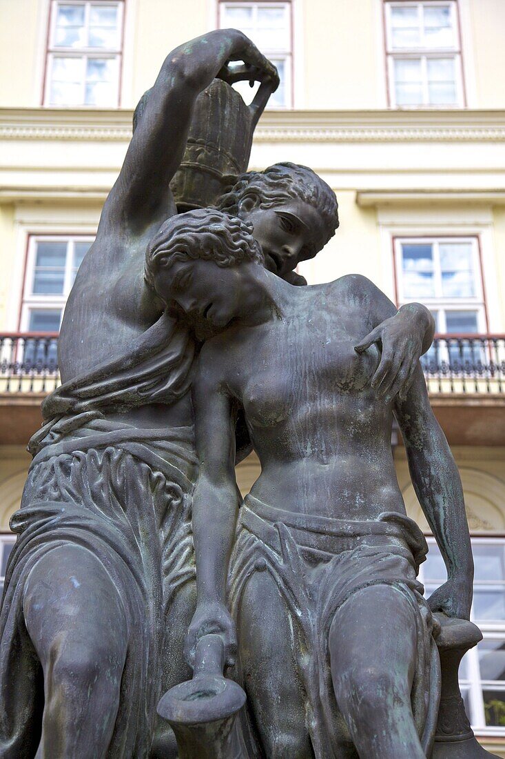 Statue, Szomory Dezso ter, Budapest, Hungary, Europe