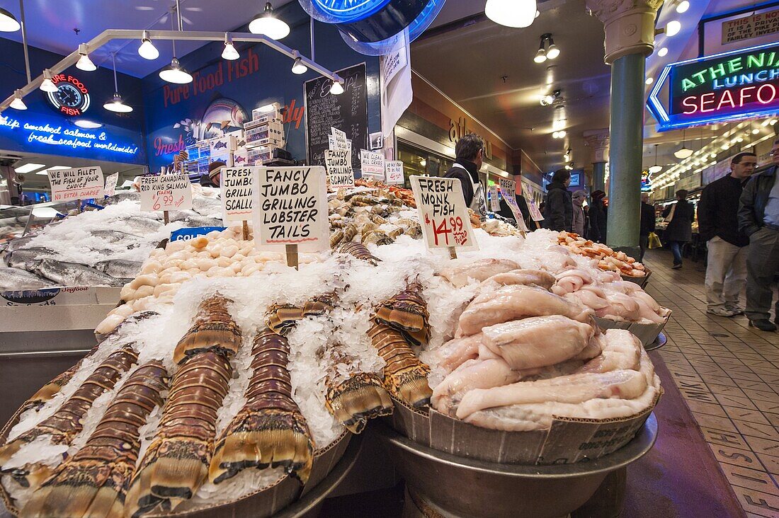Pikes Place Market, Seattle, Washington State, United States of America, North America