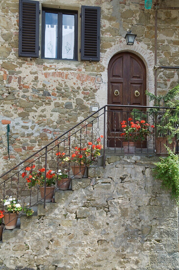Volpaia, a hill village near Radda, Chianti, Tuscany, Italy, Europe