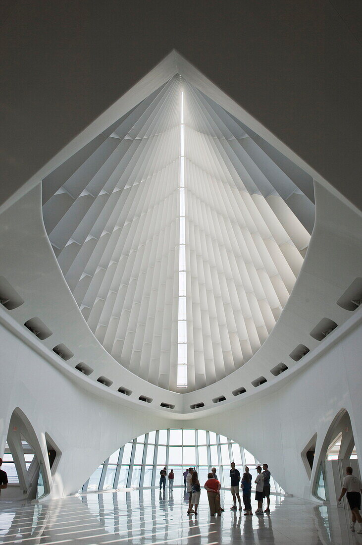 The Quadracci Pavilion of the Milwaukee Museum of Art, Milwaukee, Wisconsin, United States of America, North America